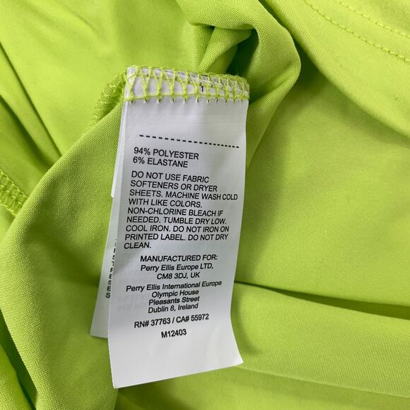 PGA Tour Mens Tour Style Performance Long Sleeve T-Shirt Lime Green L - Picture 3 of 4